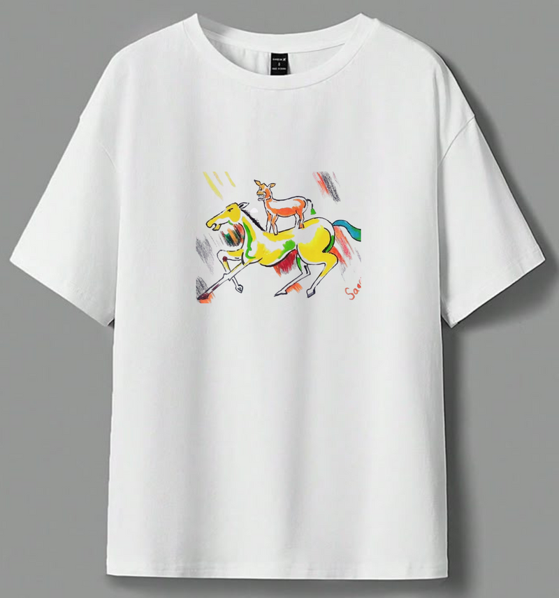 White T-Shirt For Mens